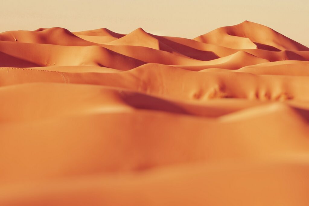It's like a desert
